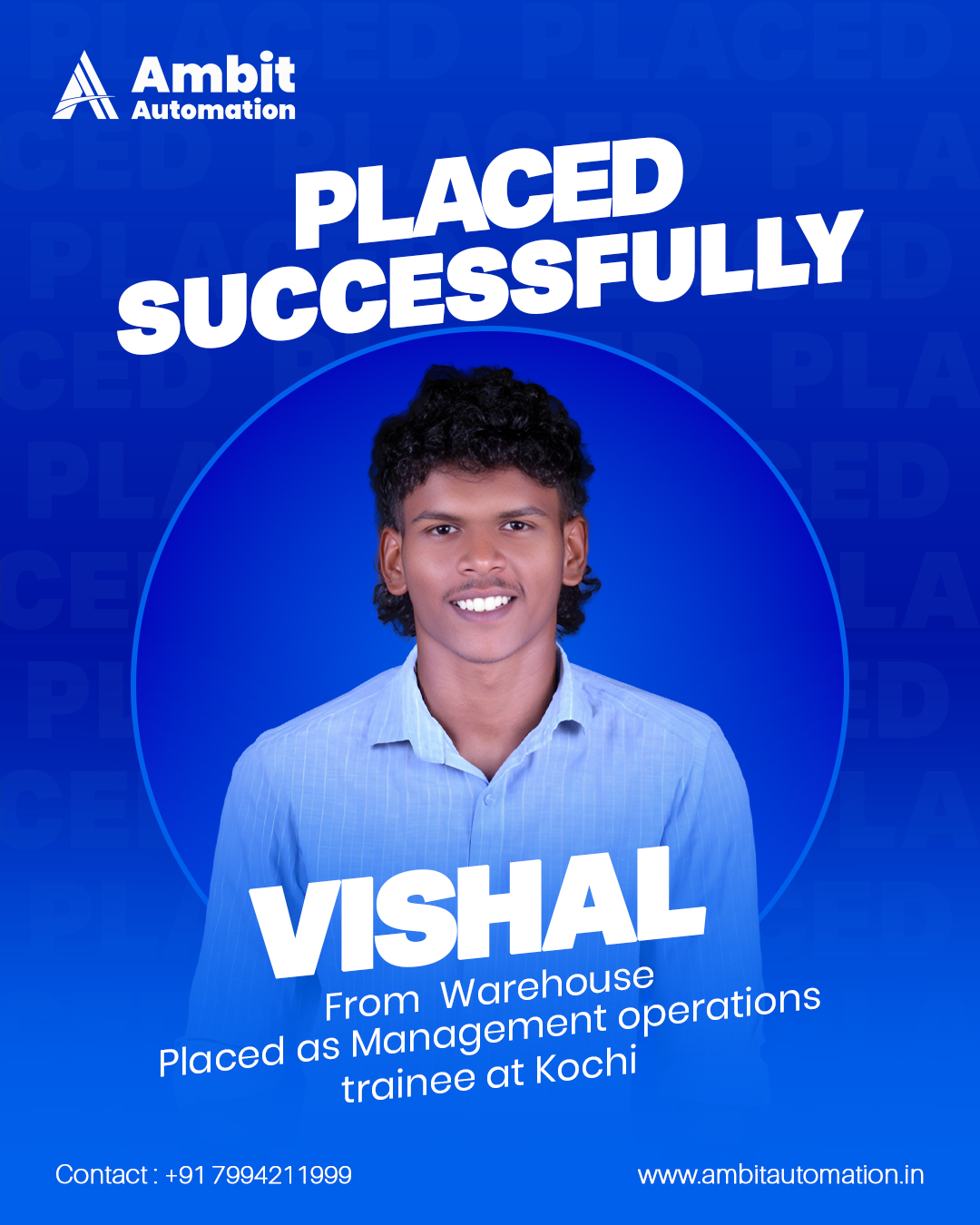 Vishal - Warehouse Management Graduate
